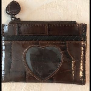 Price Slash! Brighton Croc ID holder/ coin purse
